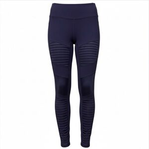ALO Yoga Moto Legging in Rich Navy